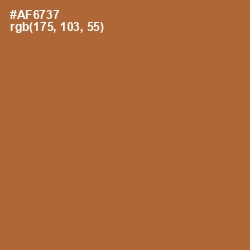#AF6737 - Copper Color Image