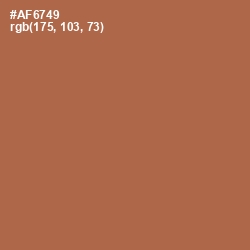 #AF6749 - Cape Palliser Color Image