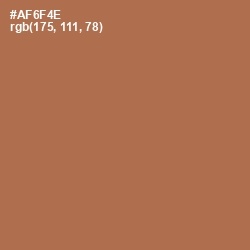 #AF6F4E - Cape Palliser Color Image