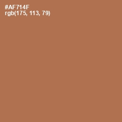 #AF714F - Santa Fe Color Image