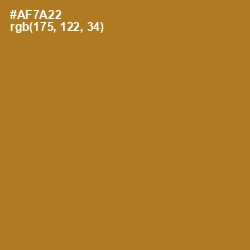 #AF7A22 - Copper Color Image