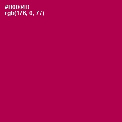 #B0004D - Jazzberry Jam Color Image