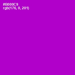 #B000C9 - Electric Violet Color Image