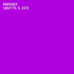 #B000DF - Electric Violet Color Image