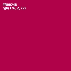 #B00248 - Jazzberry Jam Color Image