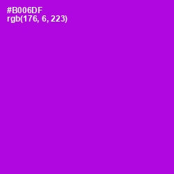#B006DF - Electric Violet Color Image