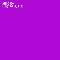 #B008D4 - Electric Violet Color Image