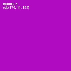 #B00BC1 - Electric Violet Color Image