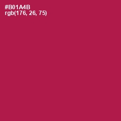 #B01A4B - Jazzberry Jam Color Image