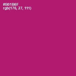 #B01B6F - Lipstick Color Image