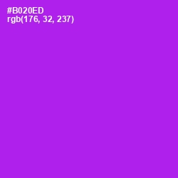 #B020ED - Electric Violet Color Image