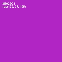 #B025C3 - Electric Violet Color Image