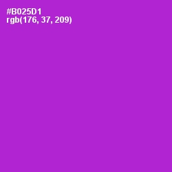 #B025D1 - Electric Violet Color Image