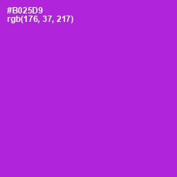 #B025D9 - Electric Violet Color Image