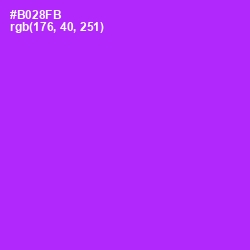 #B028FB - Electric Violet Color Image