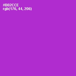 #B02CCE - Electric Violet Color Image