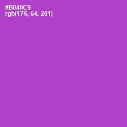 #B040C9 - Amethyst Color Image