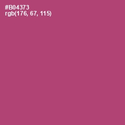 #B04373 - Blush Color Image