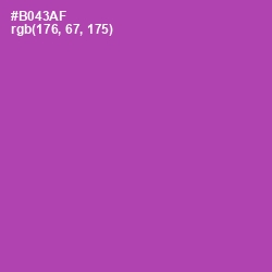 #B043AF - Wisteria Color Image
