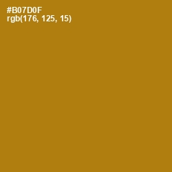 #B07D0F - Pirate Gold Color Image