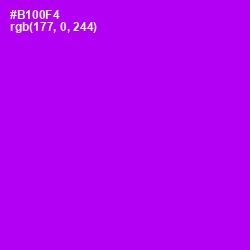 #B100F4 - Electric Violet Color Image