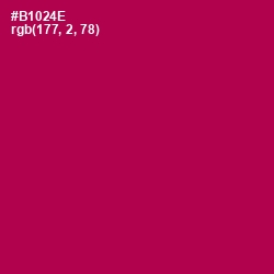 #B1024E - Jazzberry Jam Color Image