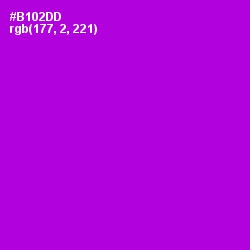 #B102DD - Electric Violet Color Image