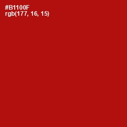 #B1100F - Milano Red Color Image