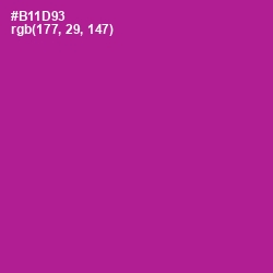 #B11D93 - Violet Eggplant Color Image