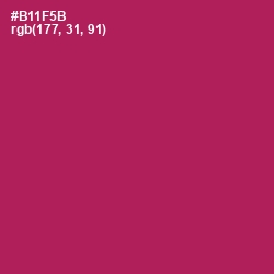 #B11F5B - Jazzberry Jam Color Image