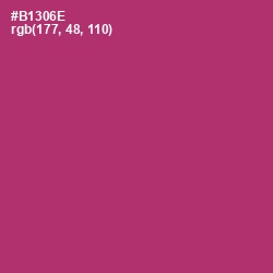 #B1306E - Hibiscus Color Image