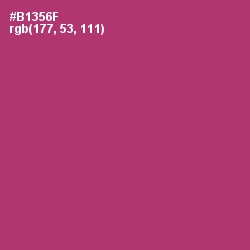 #B1356F - Hibiscus Color Image