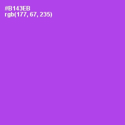 #B143EB - Amethyst Color Image