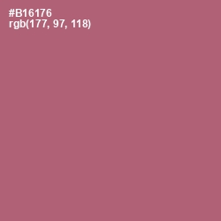 #B16176 - Coral Tree Color Image