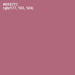 #B1677C - Coral Tree Color Image