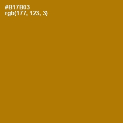 #B17B03 - Pirate Gold Color Image
