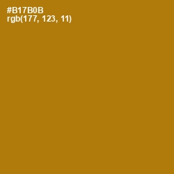 #B17B0B - Pirate Gold Color Image