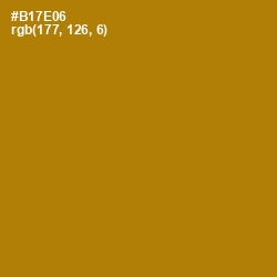 #B17E06 - Pirate Gold Color Image