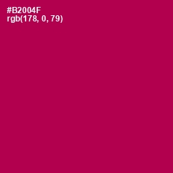 #B2004F - Jazzberry Jam Color Image