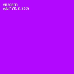 #B208FD - Electric Violet Color Image