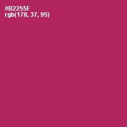 #B2255F - Night Shadz Color Image