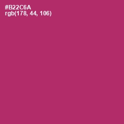 #B22C6A - Hibiscus Color Image