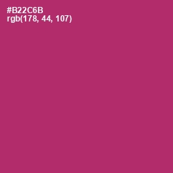 #B22C6B - Hibiscus Color Image