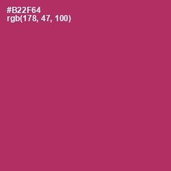 #B22F64 - Hibiscus Color Image
