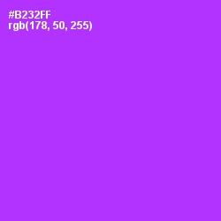 #B232FF - Electric Violet Color Image