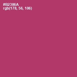 #B2386A - Hibiscus Color Image