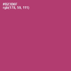 #B23B6F - Hibiscus Color Image