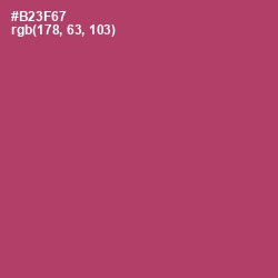 #B23F67 - Hibiscus Color Image