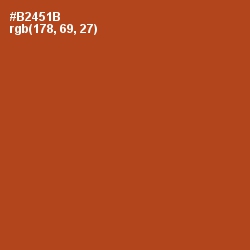 #B2451B - Rust Color Image