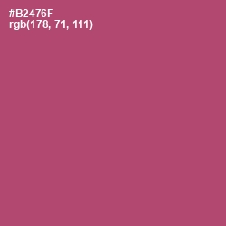 #B2476F - Blush Color Image